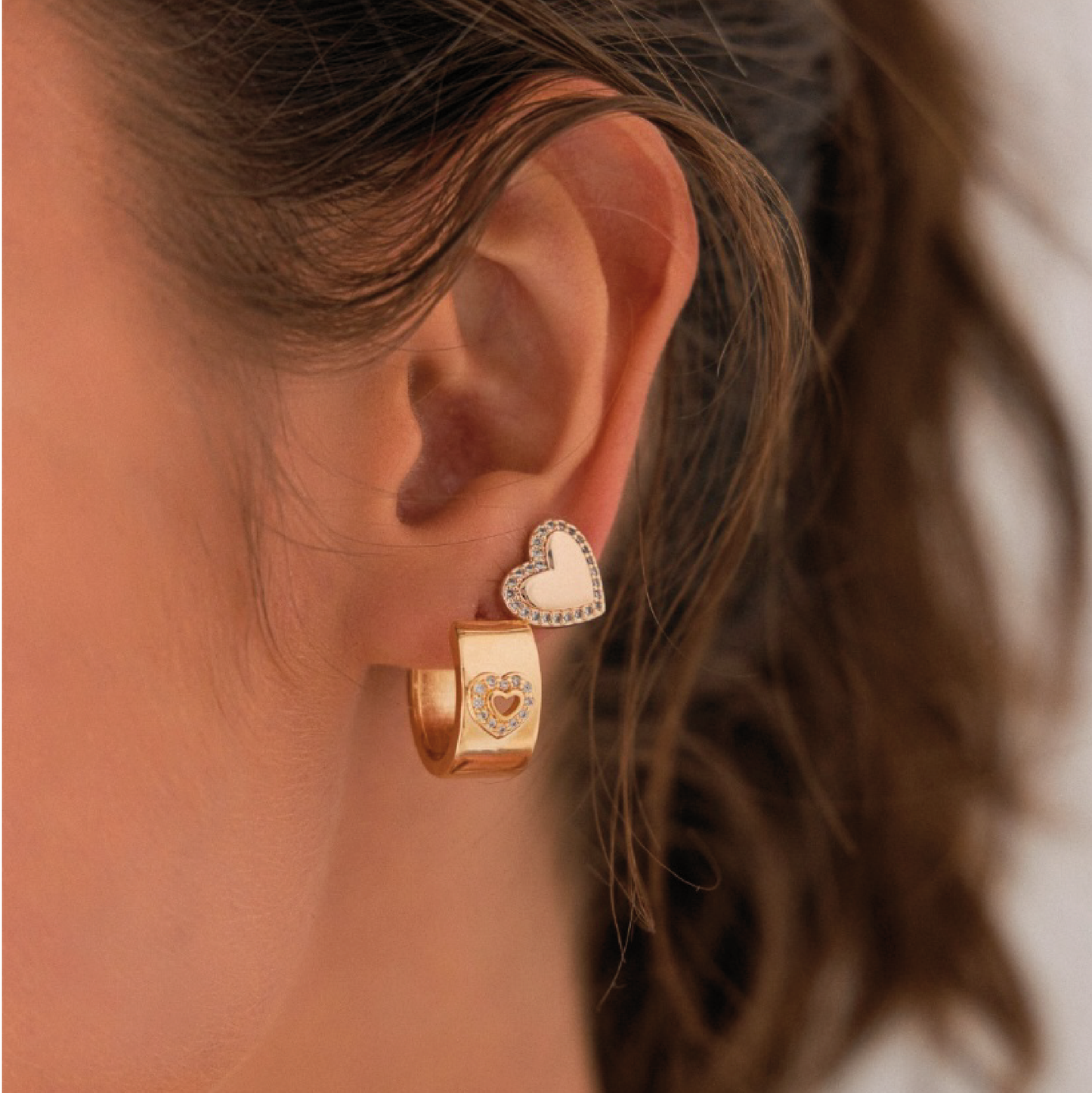 Brinco Pequeno Coração