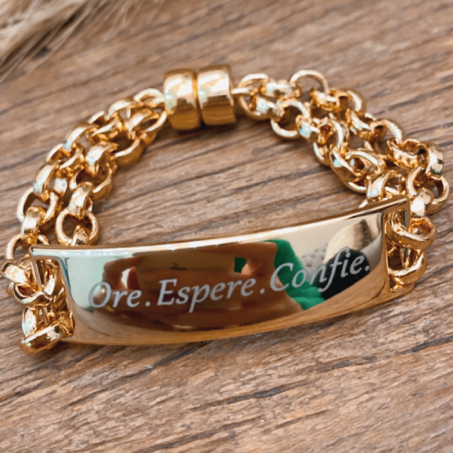 Pulseira Ore Espere Confie